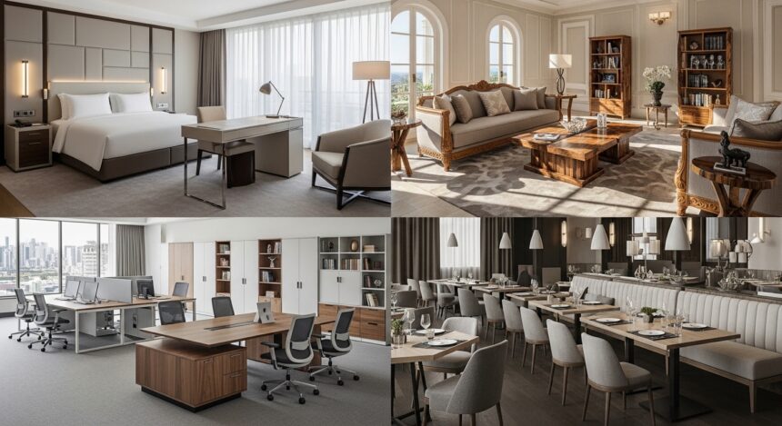 Custom Furniture Solutions for Hotels, Villas, Offices, and Restaurants