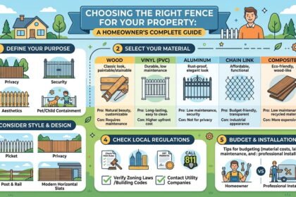 Choosing the Right Fence for Your Property A Homeowner's Complete Guide